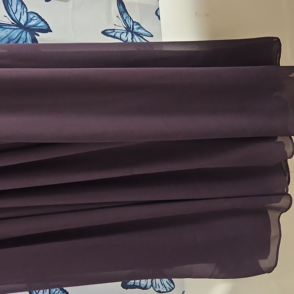 #Levkof Elegant Purple Halter Dress - Picture 7 of 10